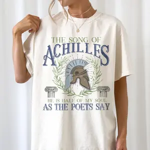 Song of Achilles Shirt, Greek Mythology Shirt, Light Academia Poet Shirt, Book Lover Gift