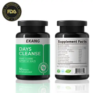 EKANG - 15 Day Cleanse Bundle An Advanced Formula Containing Probiotics, Prebiotics, Senna Leaves, Rat Chestnut Skin, and Psyllium Husks, Supports Intestinal Health, Relieves Bloating, and Indigestion