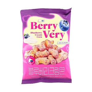 Berry Very Ice Cream Cones - 16pk Blueberry Cream Wafer Rolls, Sweet Snack for Kids & Adults