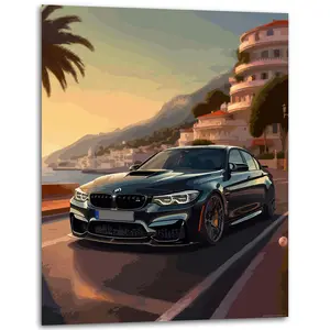 Daredevil | 2018 M3 CS Poster - Car Posters for Boys Room - Car Wall Decor - Car Room Decor - Car Posters for Men | 11x14 Inches Unframed Artistic Print