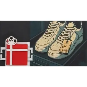 Throwing Bows 3D Printed Athletic Shoelace Tags for Casual, Runners, Trainers