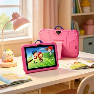 2026 Latest 7-Inch Student Android WiFi Tablet, 1+16GB Learning Tablet with Shockproof Case, Parental Control, Kids Gift, Birthday Present, Learning Entertainment Tablet, Tablet Pad