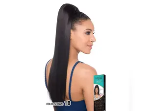Equal Synthetic Drawstring Ponytail - Yaky Straight 20"