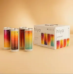 Hiyo Organic Social Tonic Variety Pack - 12 Bottles of Unique Flavors for Social Gatherings & Daily Enjoyment - US Beverage