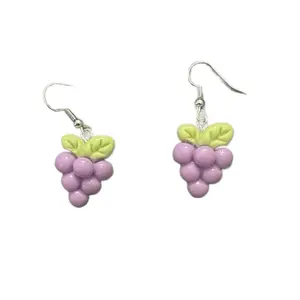 Grape earrings
