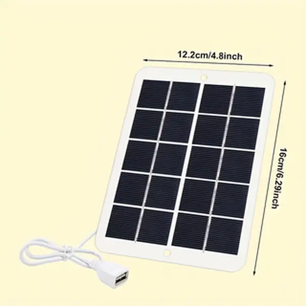 929 Single USB Port Solar Charger Panel – Lightweight and portable, it can provide emergency charging for devices such as smartphones, tablets and fans, and is easy to store. Made of high-quality materials