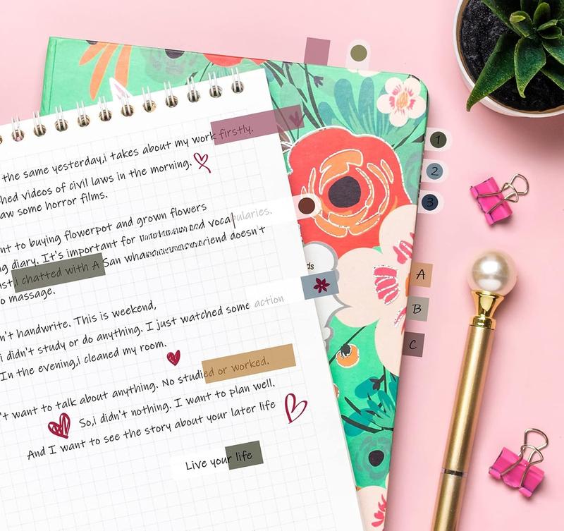 800 Page Marker Sticky Tabs - Macaron Color Writable Index Flags For Books & Files