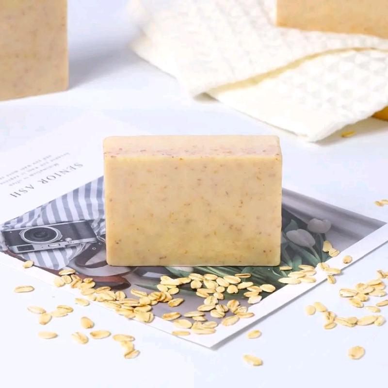 Oatmeal & Honey Bar - 150g Natural Soap for Eczema & Dry Skin Care | Gentle Hydration & Nourishment | Fragrance-Free Formula | Handcrafted for Soft, Healthy Skin