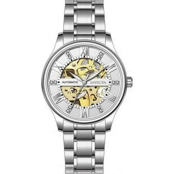 Invicta Objet d'Art 69117 Men's 40mm Automatic Skeleton Silver Dial Watch