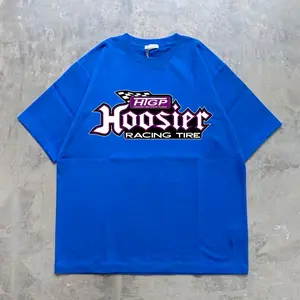 Hoosier Racing Tire T-Shirt, Premium Unisex Cotton Tee with Iconic Racing Logo, Automotive Lifestyle Graphic Shirt, Casual Streetwear Tee for Men Women, Soft Breathable Cotton T-Shirt