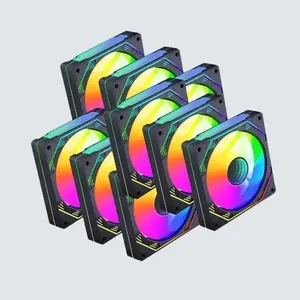 Sirius Power Infinity V2 120mm PC Case Fan - 10 Pack (White or Black)