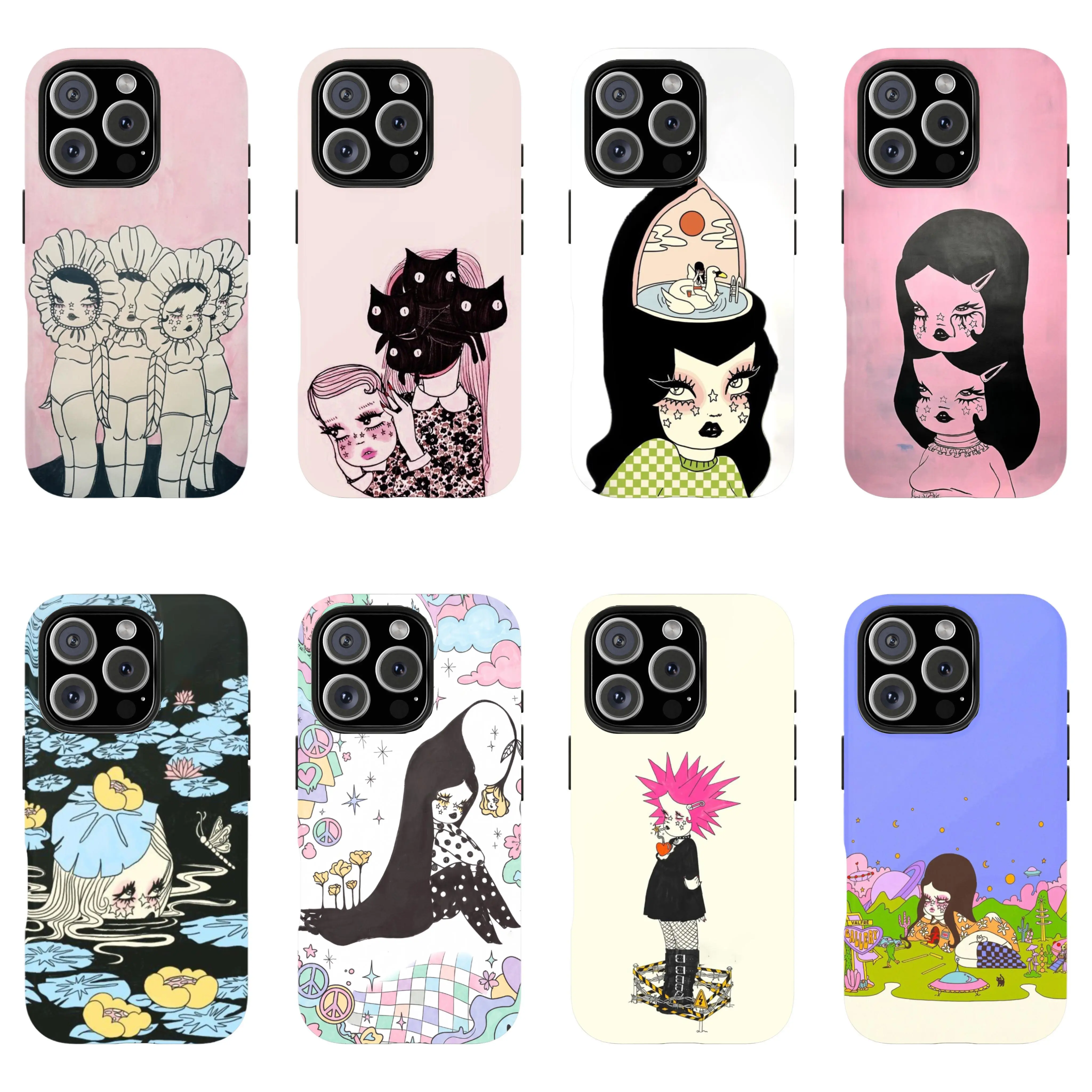 Valfre Custom Matte White Durable Polycarbonate Silicone Smartphone Case - Shockproof Accessory for iPhone 17 Pro Max,16 Pro,15,14 Plus,13,12,11 & Samsung S26-S23 Plus Ultra