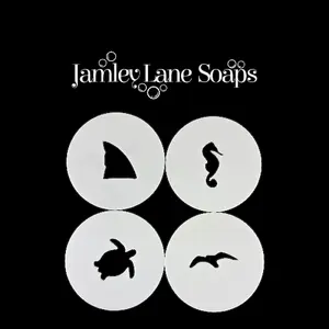 Sea Friends Extruder Discs 4 Pack- Shark Fin, Seahorse,  Sea Turtle, Seagull