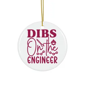DIBS ON THE ENGINEER ORNAMENT
