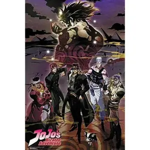 Jojo's Bizarre Adventure 24X36 Inch Star Platinum Premium Anime Paper Poster - High-Quality Design for Fans and Collectors