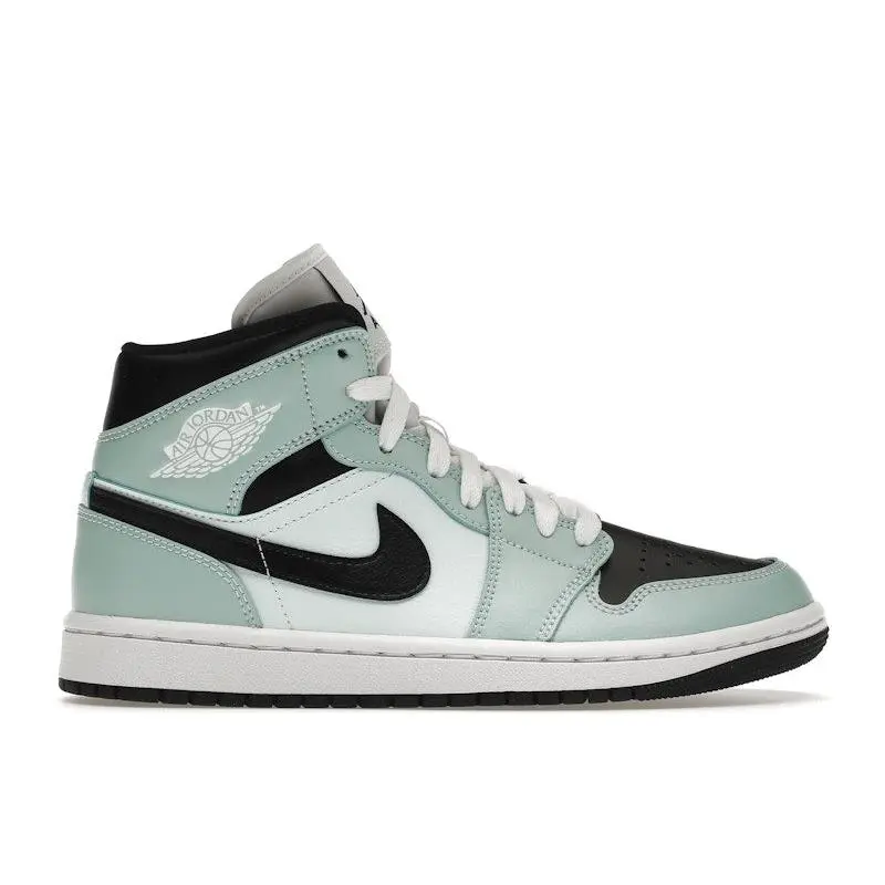Jordan Women's 1 Mid Aqua Blue Tint, from StockX