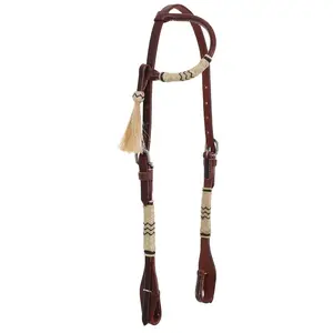 Argentina Cow Leather Classic Rawhide One Ear Headstall