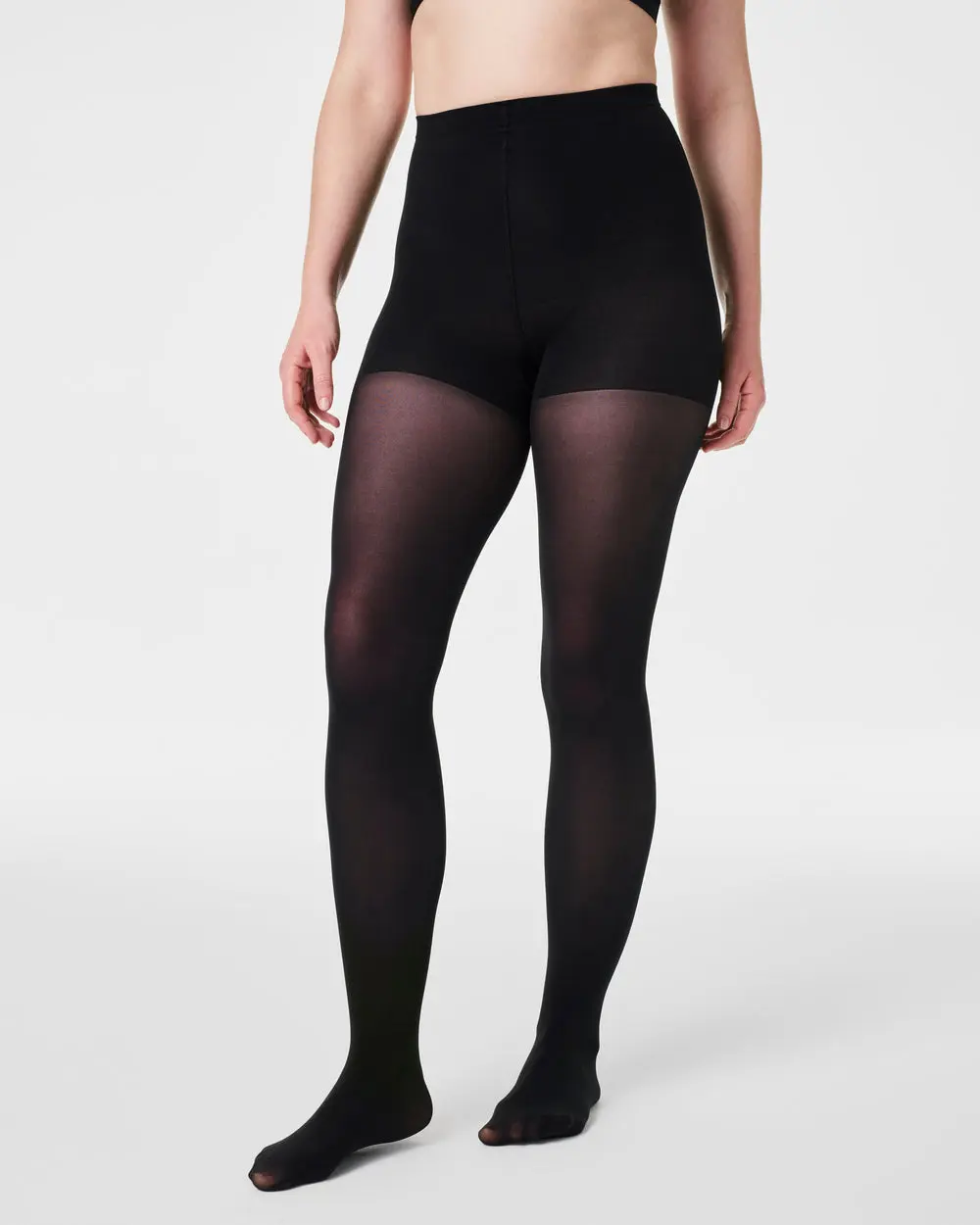 Women's Nylon Mid-Thigh Firm Compression Shaping Shorts - Style with Dig-Free Comfort Waistband and Cotton Gusset
