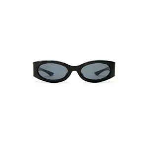 Le Specs Glaciem Sunglasses in Black & Smoke Mono