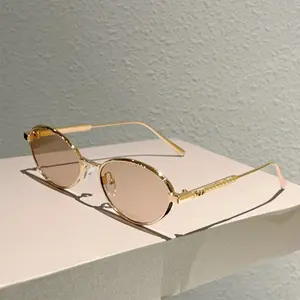 PRINCELY  Fashionable High-End Round Frame Decorative Eyewear
