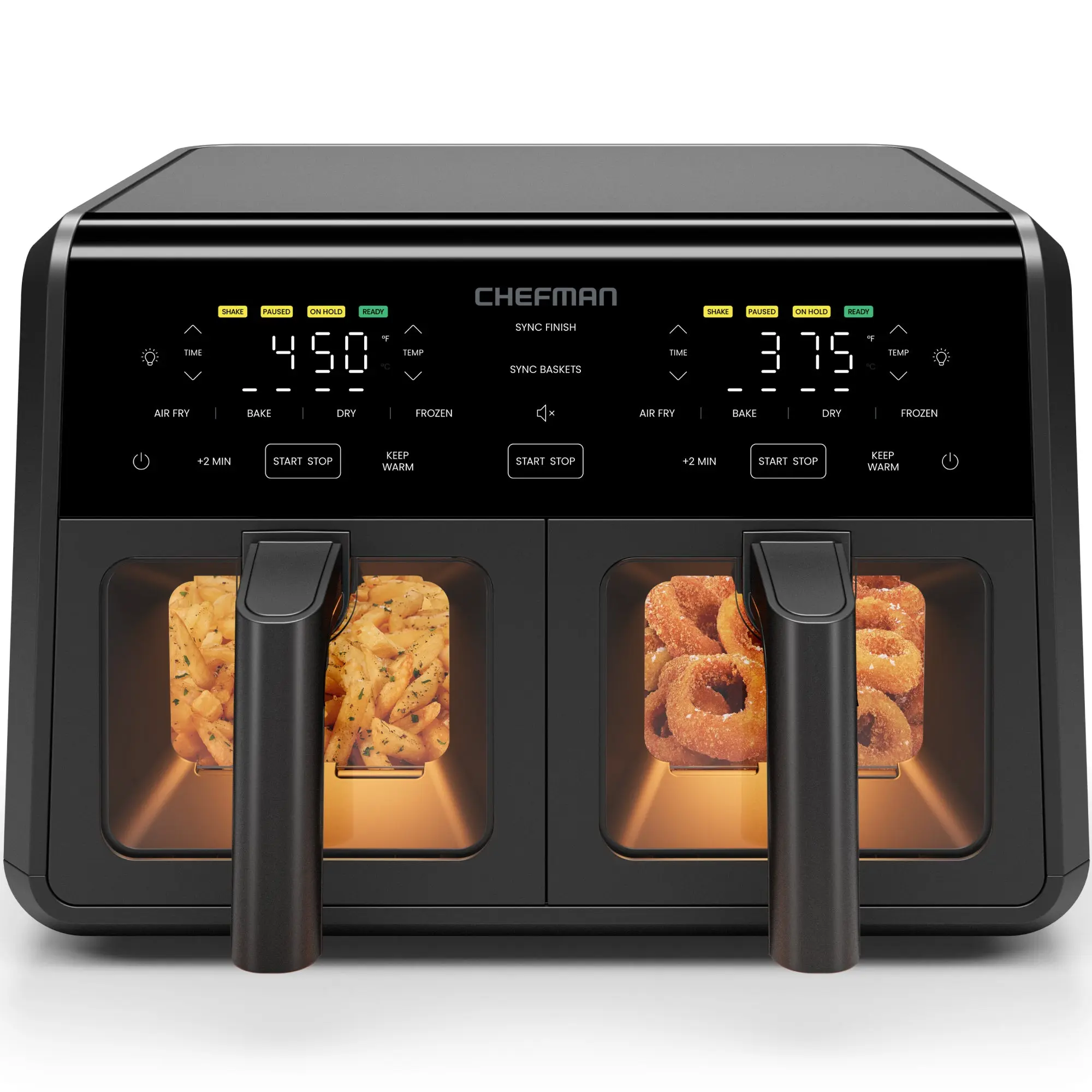 9 Qt. TurboFry Dual Basket Air Fryer with Window