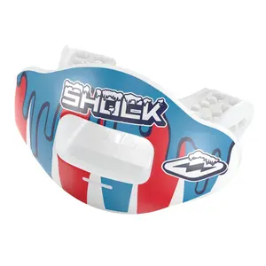 Shock Doctor ICEE Drip Max AirFlow Football Mouthguard - Enhanced Airflow & Comfortable Fit for Athletes - 10% More Flow Capacity - Proprietary Polymers & Integral Bite Pads