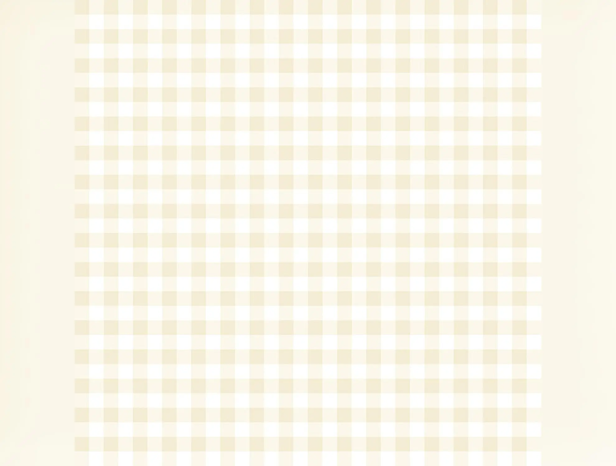 Gingham Weaves | 1/4" Gingham Check - Cream | Yarn-Dyed Cotton