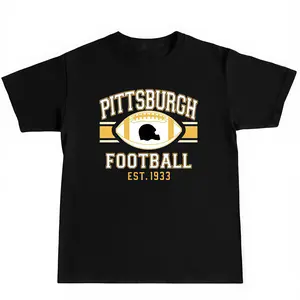 Pittsburgh Football 1933 Vintage Print T-Shirt, Fan Favorite, Game Day Viewing, Unisex Street Casual Top