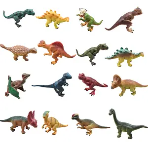 Plastic Dinosaur Toys - 16 Pcs Set of Dinosaur Figures for Kids