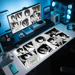 Chainsaw Man XXL Mouse Pad Anime reze Gamer Makima Gaming Accessories Large Keyboard Desk Mat Computer Keyboard