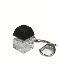 Punk Style Acrylic Funny Keycap Keychain for Car Keys, Novelty Keychain for Backpack, Key, Bag, Phone for Stress Relief Birthday Gift, Kawaii Accessories, Bag Charms