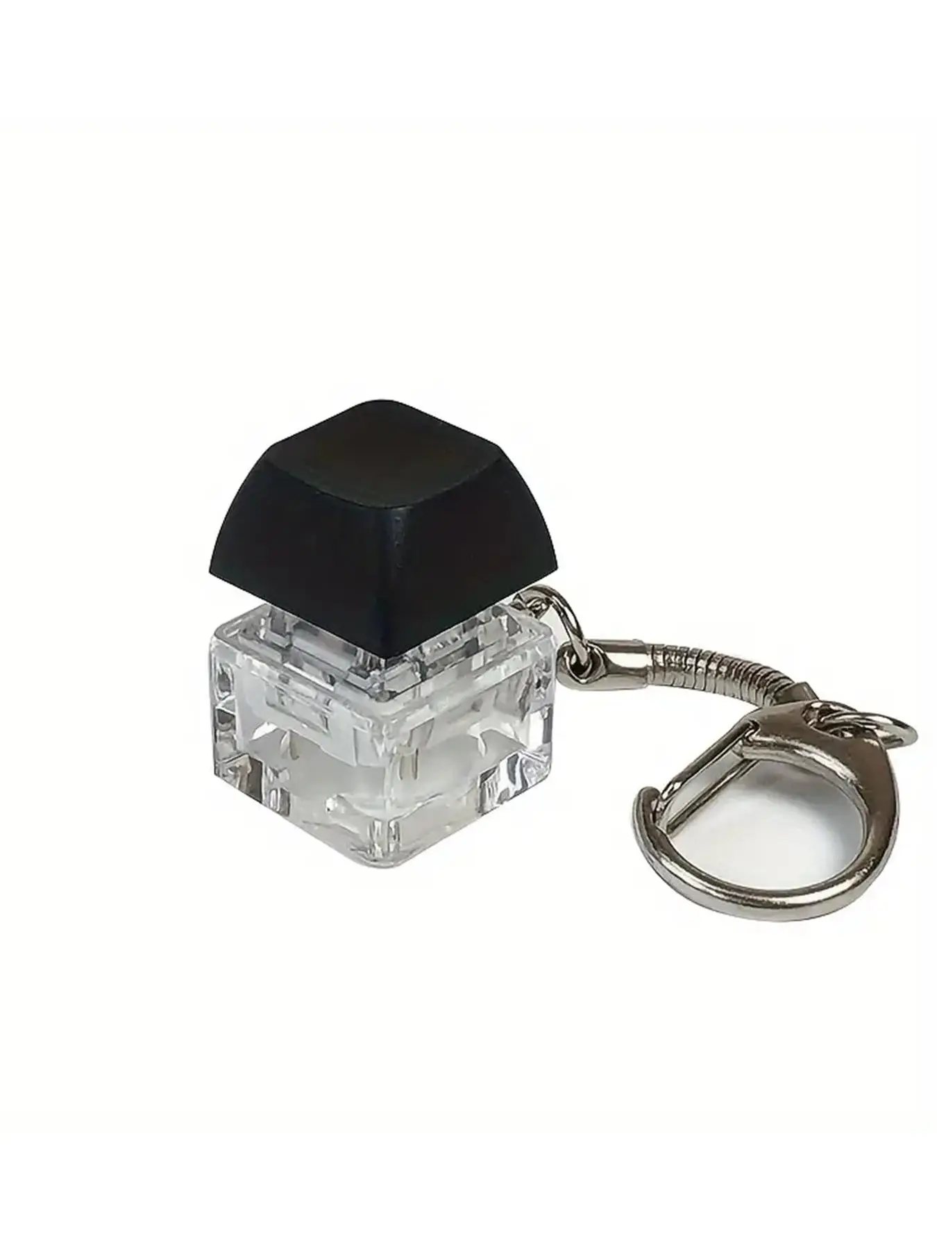 Punk Style Acrylic Funny Keycap Keychain for Car Keys, Novelty Keychain for Backpack, Key, Bag, Phone for Stress Relief Birthday Gift, Kawaii Accessor