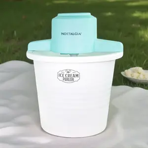 4-Quart Parlor Electric Ice Cream Maker - White