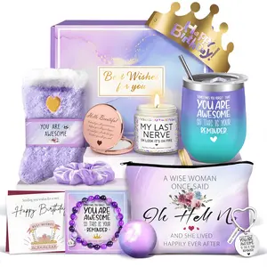 Gifts for Women Birthday Gift Basket & Thoughtful Gift Set for Best Friends, Sister, Mum, Wife, Girlfriend, Coworker & BFF, Happy Birthday Presents for Her, Perfect Surprise to Celebrate Special Moments