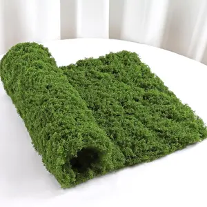 Artificial Moss Mat, 39.37" x 39.37" /100x100cm Fake Moss for Crafts Decorative Moss Wall Faux Moss Rug for Decorative Flower Plants Indoor Table Fairy Garden Wedding Decor Decoration