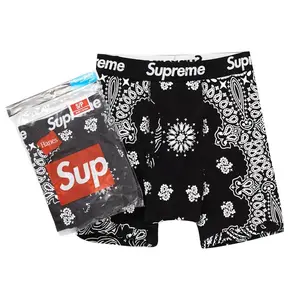 Supreme Hanes Bandana Boxer Briefs (2 Pack) Black (unisex) by StockX