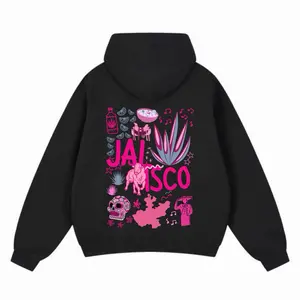Jalisco Pink Herencia Collection Sweater with Unique Design Elements Unisex Soft Feminine and Strong Pink Sweater for Niñas and Mujeres