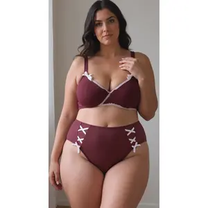 Jolie High Waisted Ribbon Bikini