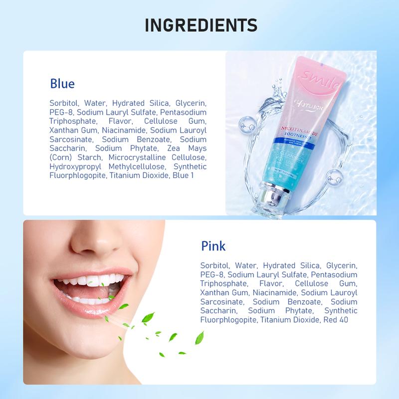 Hotluck Niacinamide Whitening Toothpaste 【Tripel Whitening】 Mint Oral Mint Oral