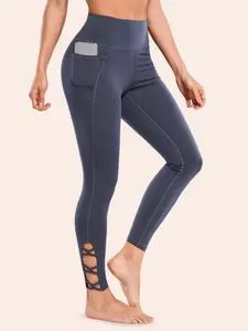 Women's Yoga Tight Pants, Lightweight Breathable Quick-Dry Sweat-Wicking Casual Yoga Pants, Natural Waist All Seasons