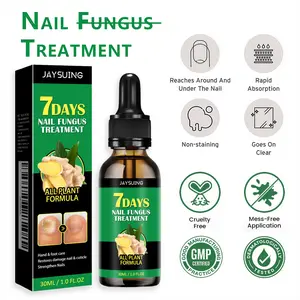 Nail Fungus Treatment – Triple-Action Repair for Brittle, Thick & Discolored Nails – Ginger & Undecylenic Acid Formula, Fast-Acting, Vegan & Cruelty-Free
