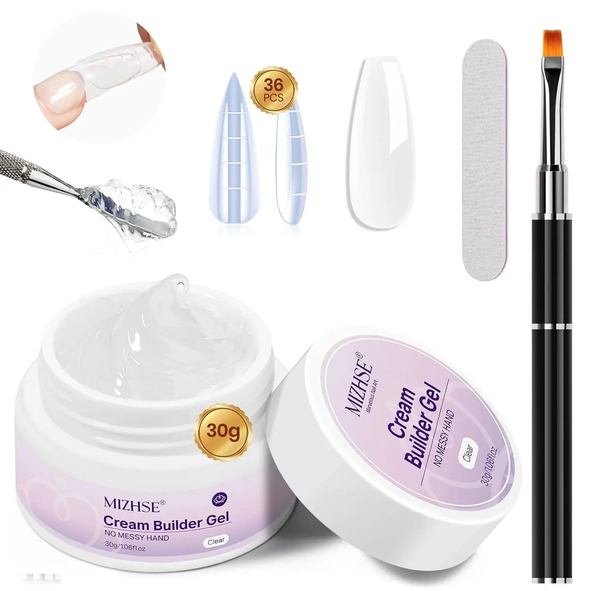 D2-Cream Semi-solid Clear Builder Gel