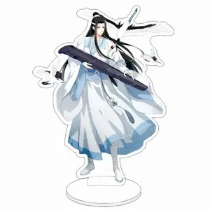 15CM Hot Anime Acrylic Stand Model MO DAO ZU SHI Cartoon Figures Wei Wu Xian And Lan Wang Ji Su She Collection Gifts