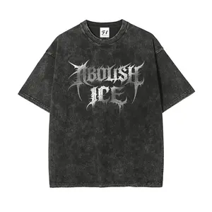 Gradient Ramp Abolish ICE Anti ICE Shirt S~5XL Oversize Unisex Washed T-Shirt for Women and Men's Unisex Fit Batik Cotton Oversize Streetwear Menswear  Super Soft Pre-Shrunk