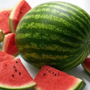 Garden Melon Magic - 100 Green Watermelon Seeds