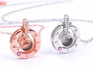 Love Circle 100 Languages Necklace