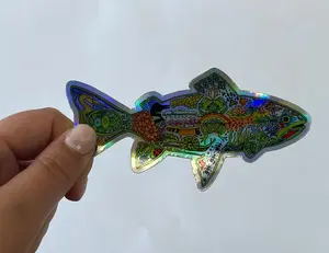 Trout Holographic Sticker