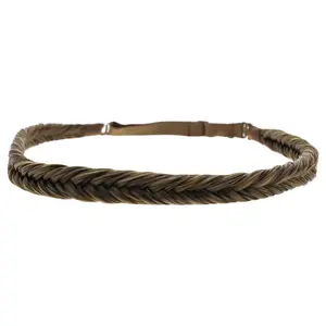 Pop Fishtail Braid Headband for Womens - R1416T Buttered Toast