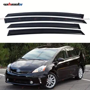 2012-2018 Toyota Prius V Wagon (4-Door) 4-Piece Premium Acrylic Window Visors & Sun Shades