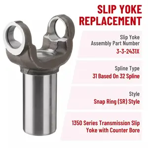 2025 New Steel Transmission Slip Yoke for GMC Turbo 400 TH 400 4l80E 4L85E 3-3-2431X gift